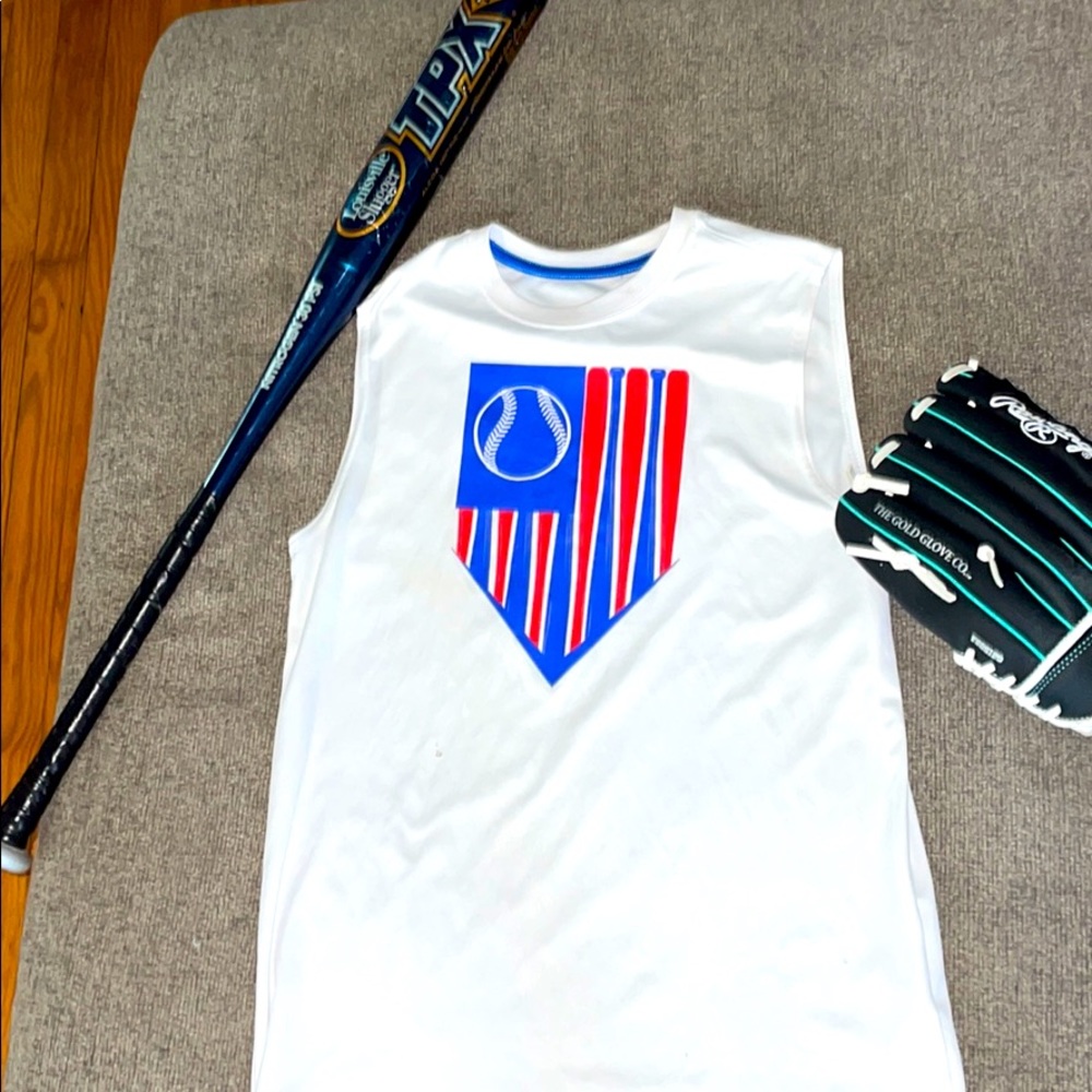 Never used baseball muscle shirt